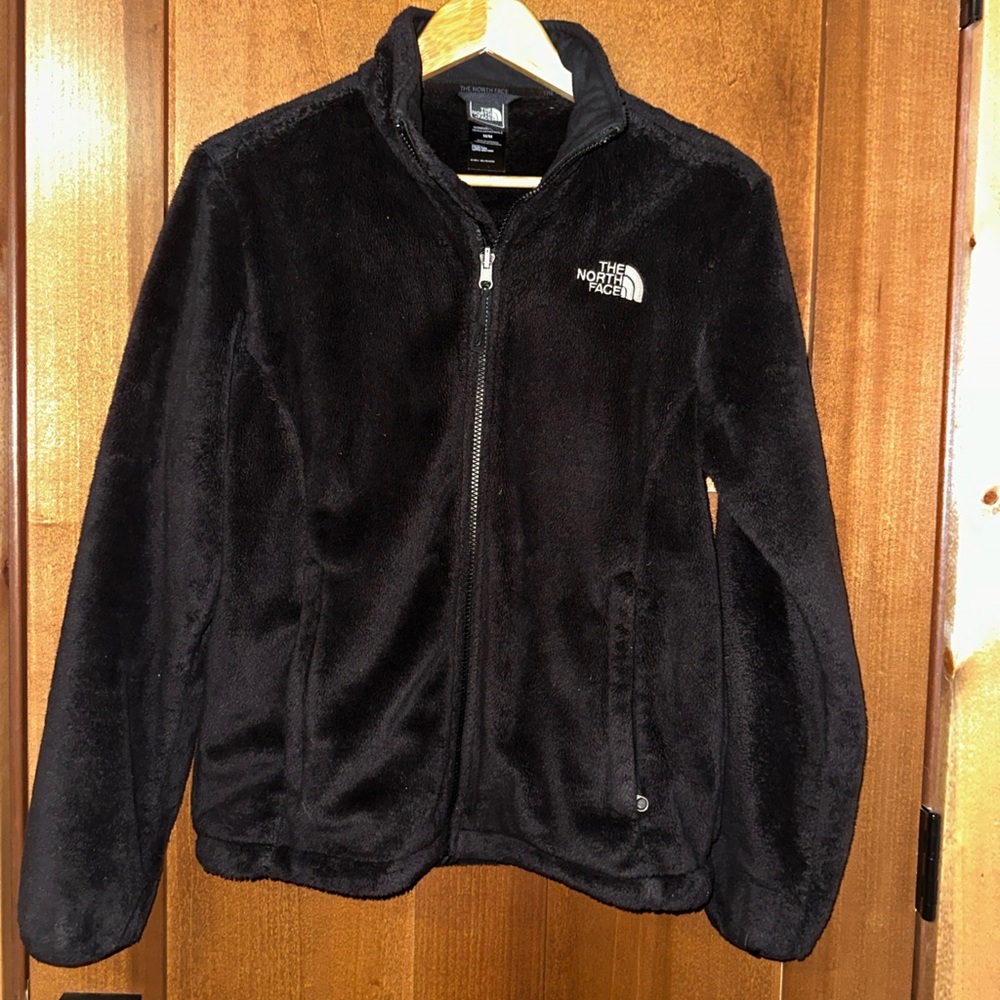 The North Face Osito Fleece Jacket Women's‎ Medium Black Full Zip Coat